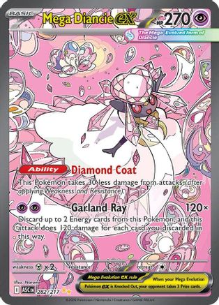 Mega Diancie ex - 282/217 282 - [ME Ascended Heroes] Holofoil