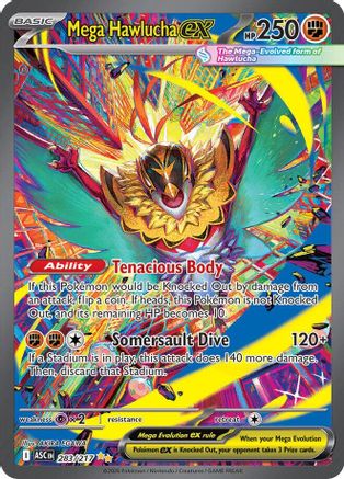 Mega Hawlucha ex - 283/217 283 - [ME Ascended Heroes] Holofoil
