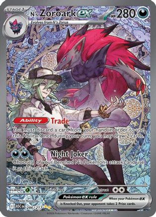 N's Zoroark ex - 286/217 286 - [ME Ascended Heroes] Holofoil