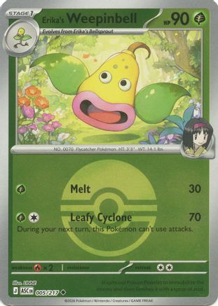 Erika's Weepinbell (Poke Ball) 5 - [ME Ascended Heroes] Reverse Holofoil