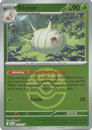 Silcoon (Love Ball) 12 - [ME Ascended Heroes] Reverse Holofoil