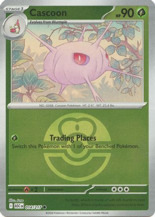 Cascoon (Love Ball) 14 - [ME Ascended Heroes] Reverse Holofoil