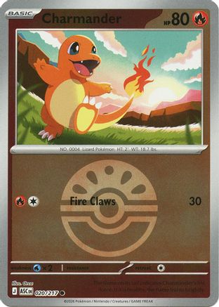 Charmander (Friend Ball) 20 - [ME Ascended Heroes] Reverse Holofoil