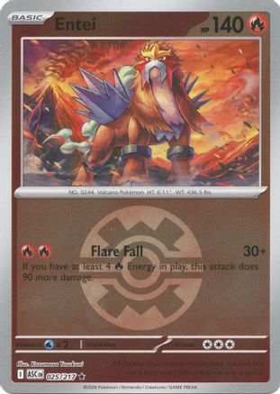 Entei (Quick Ball) 25 - [ME Ascended Heroes] Reverse Holofoil