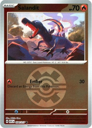 Salandit (Quick Ball) 34 - [ME Ascended Heroes] Reverse Holofoil
