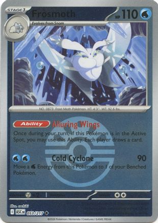 Frosmoth (Friend Ball) 53 - [ME Ascended Heroes] Reverse Holofoil
