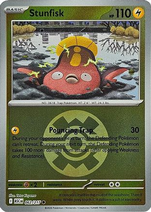 Stunfisk (Quick Ball) 62 - [ME Ascended Heroes] Reverse Holofoil