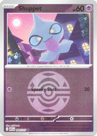 Shuppet (Dusk Ball) 90 - [ME Ascended Heroes] Reverse Holofoil