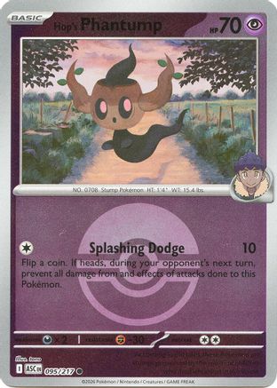 Hop's Phantump (Poke Ball) 95 - [ME Ascended Heroes] Reverse Holofoil