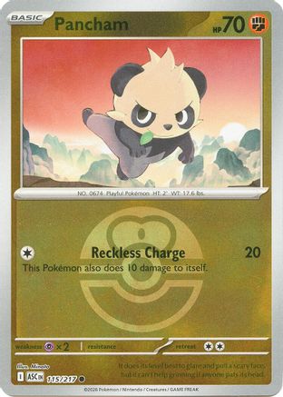 Pancham (Love Ball) 115 - [ME Ascended Heroes] Reverse Holofoil