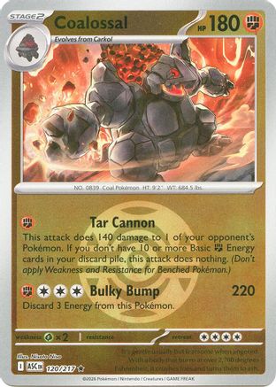 Coalossal (Dusk Ball) 120 - [ME Ascended Heroes] Reverse Holofoil