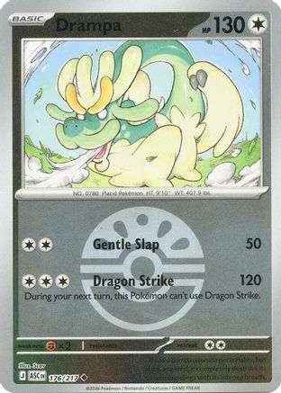 Drampa (Friend Ball) 176 - [ME Ascended Heroes] Reverse Holofoil