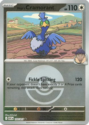 Hop's Cramorant (Poke Ball) 177 - [ME Ascended Heroes] Reverse Holofoil