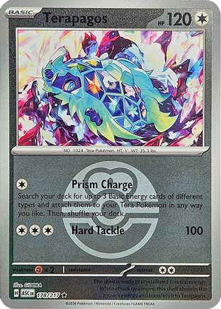 Terapagos (Love Ball) 178 - [ME Ascended Heroes] Reverse Holofoil