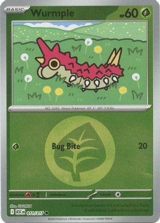 Wurmple (Energy Symbol Pattern) 11 - [ME Ascended Heroes] Reverse Holofoil