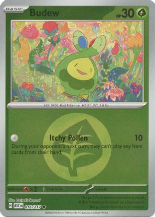 Budew - 016/217 (Energy Symbol Pattern) 16 - [ME Ascended Heroes] Reverse Holofoil