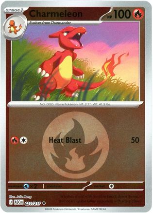 Charmeleon (Energy Symbol Pattern) 21 - [ME Ascended Heroes] Reverse Holofoil