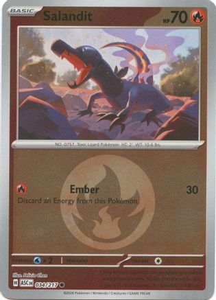 Salandit (Energy Symbol Pattern) 34 - [ME Ascended Heroes] Reverse Holofoil