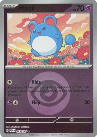 Marill - 083/217 (Energy Symbol Pattern) 83 - [ME Ascended Heroes] Reverse Holofoil