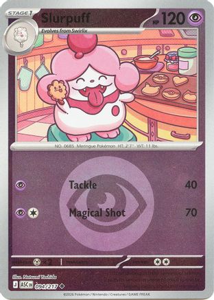 Slurpuff - 094/217 (Energy Symbol Pattern) 94 - [ME Ascended Heroes] Reverse Holofoil