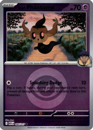 Hop's Phantump (Energy Symbol Pattern) 95 - [ME Ascended Heroes] Reverse Holofoil