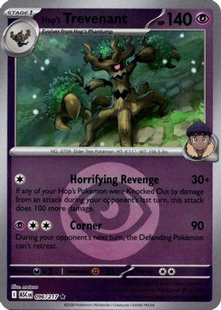 Hop's Trevenant - 096/217 (Energy Symbol Pattern) 96 - [ME Ascended Heroes] Reverse Holofoil