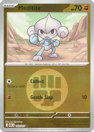 Meditite (Energy Symbol Pattern) 103 - [ME Ascended Heroes] Reverse Holofoil