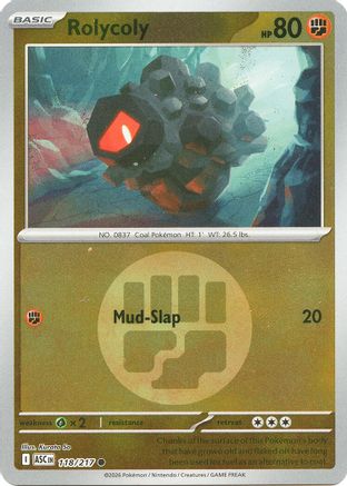 Rolycoly (Energy Symbol Pattern) 118 - [ME Ascended Heroes] Reverse Holofoil