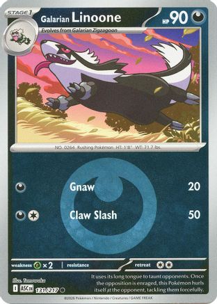 Galarian Linoone (Energy Symbol Pattern) 131 - [ME Ascended Heroes] Reverse Holofoil