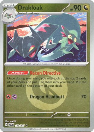 Drakloak - 159/217 (Energy Symbol Pattern) 159 - [ME Ascended Heroes] Reverse Holofoil