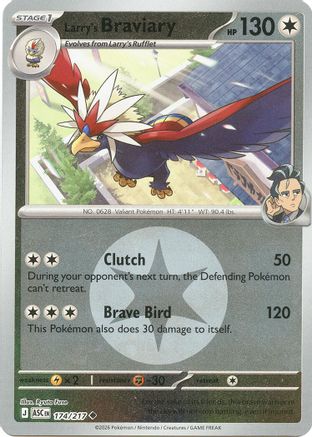 Larry's Braviary (Energy Symbol Pattern) 174 - [ME Ascended Heroes] Reverse Holofoil