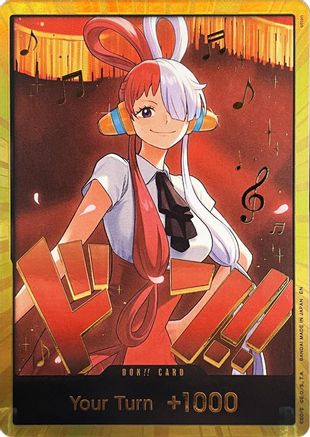 DON!! Card (Uta) (Gold) - Extra Booster: One Piece Heroines Edition