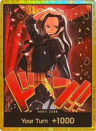 DON!! Card (Nico Robin) (Gold) - Extra Booster: One Piece Heroines Edition