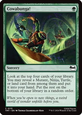 Cowabunga! (TMT-113) - [Teenage Mutant Ninja Turtles]
