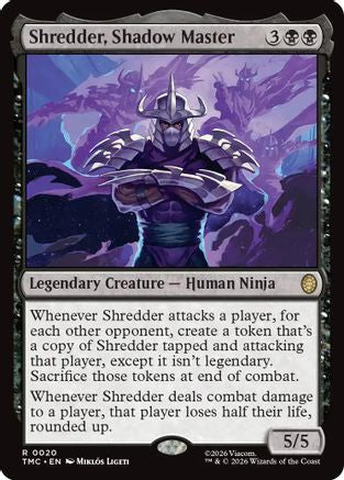 Shredder, Shadow Master (TMC-020) - [Commander: Teenage Mutant Ninja Turtles] Foil