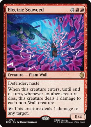 Electric Seaweed (TMC-023) - [Commander: Teenage Mutant Ninja Turtles] Foil