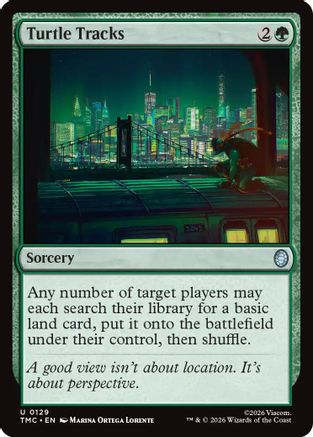 Turtle Tracks (TMC-129) - [Commander: Teenage Mutant Ninja Turtles]