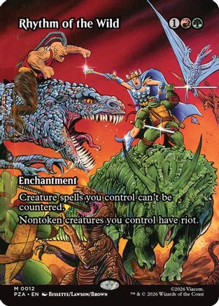 Rhythm of the Wild (Borderless) (PZA-012) - [Teenage Mutant Ninja Turtles Eternal-Legal]