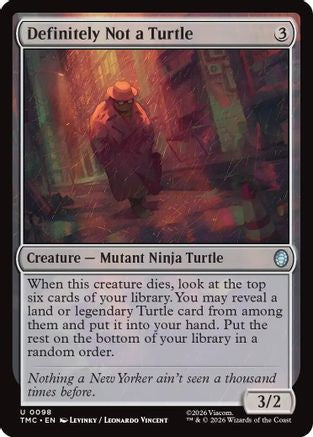 Definitely Not a Turtle (TMC-098) - [Commander: Teenage Mutant Ninja Turtles]