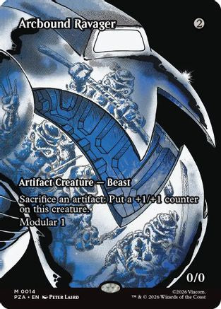 Arcbound Ravager (Borderless) (PZA-136) - [Teenage Mutant Ninja Turtles Eternal-Legal]