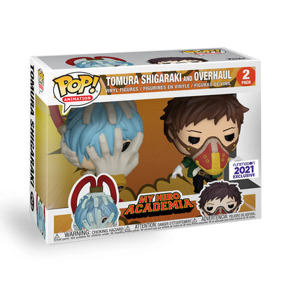 Funko Pop! Tomura Shigaraki and Overhaul Vinyl Figures (Funimation 2021 Exclusive)