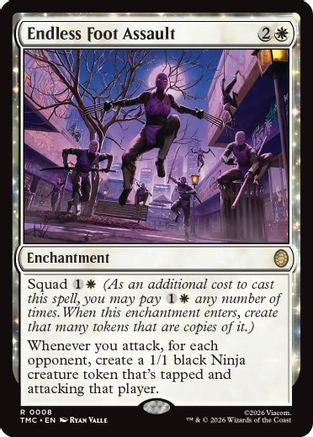 Endless Foot Assault (TMC-008) - [Commander: Teenage Mutant Ninja Turtles]