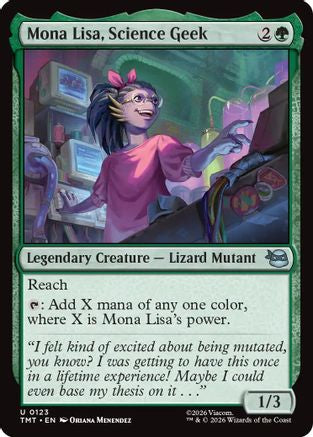 Mona Lisa, Science Geek (TMT-123) - [Teenage Mutant Ninja Turtles] Foil