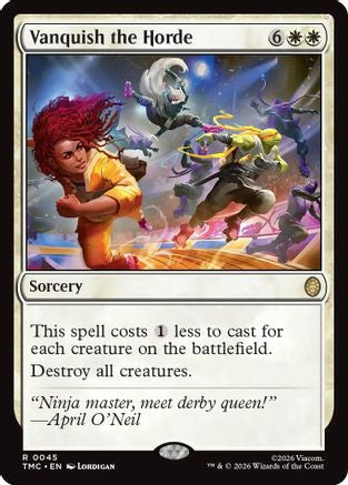 Vanquish the Horde (TMC-045) - [Commander: Teenage Mutant Ninja Turtles] Foil