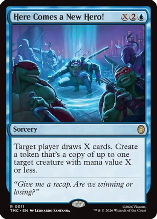 Here Comes a New Hero! (TMC-011) - [Commander: Teenage Mutant Ninja Turtles]