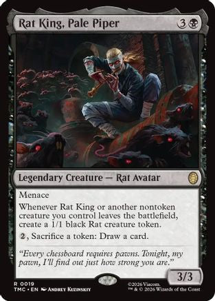 Rat King, Pale Piper (TMC-019) - [Commander: Teenage Mutant Ninja Turtles] Foil