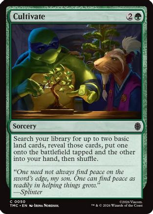 Cultivate (TMC-050) - [Commander: Teenage Mutant Ninja Turtles]