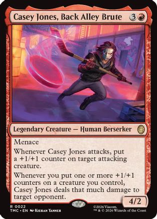 Casey Jones, Back Alley Brute (TMC-022) - [Commander: Teenage Mutant Ninja Turtles] Foil