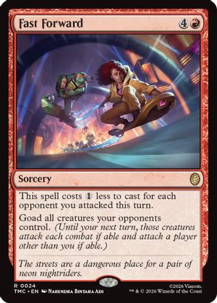 Fast Forward (TMC-024) - [Commander: Teenage Mutant Ninja Turtles] Foil