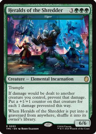 Heralds of the Shredder - Vigor (TMC-053) - [Commander: Teenage Mutant Ninja Turtles] Foil